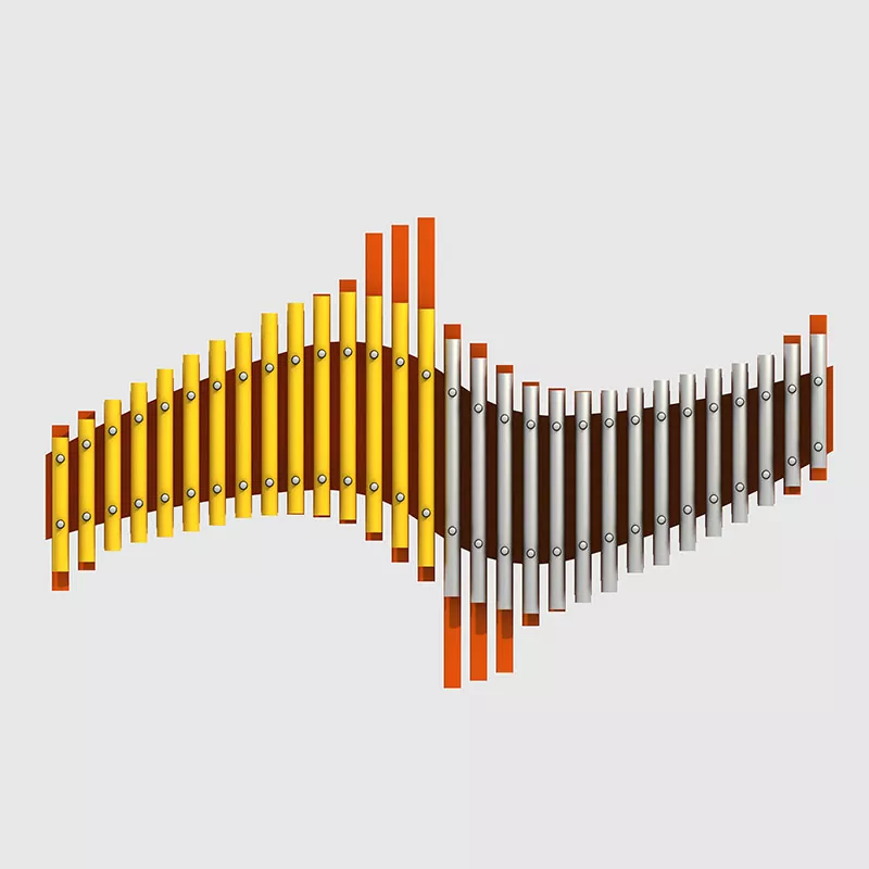 I-Aluminium Alloy Playground Depipers Outdoor Music Amathuluzi