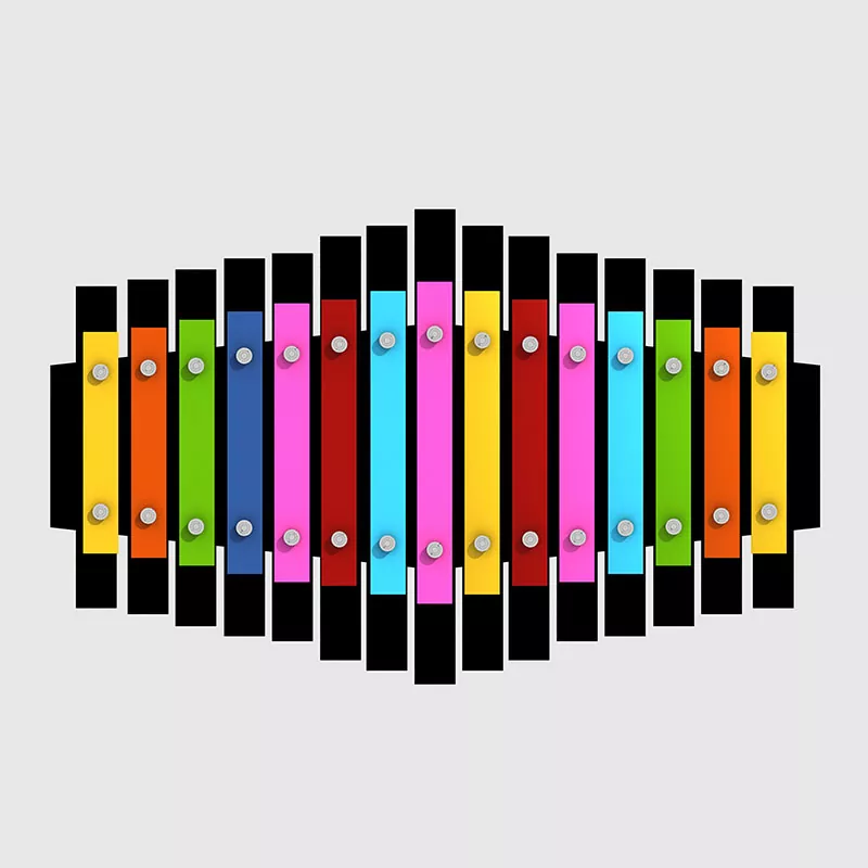 Izingane xylophone